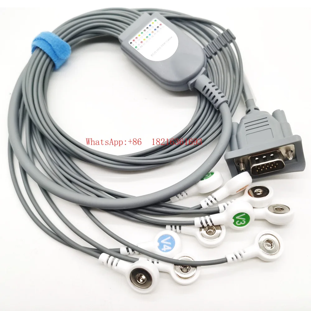 3000 Dynamic ECG Leads 10 Leads 12 Leads Snap-on