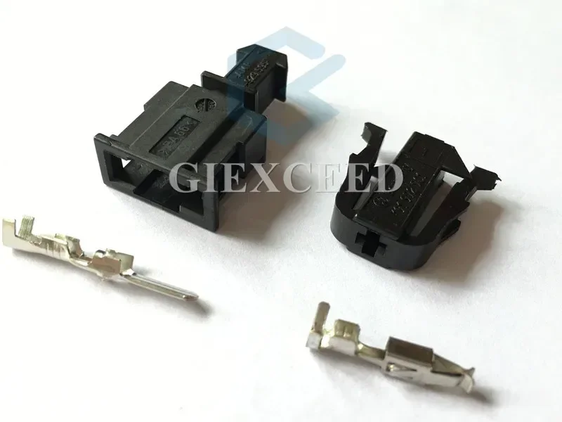 

2 комплекта 1-контактных разъемов AC 1-929595-1 191972701, автомобильный разъем-гнездо для датчика, электрический силовой кабель, штекер для VW Toyota