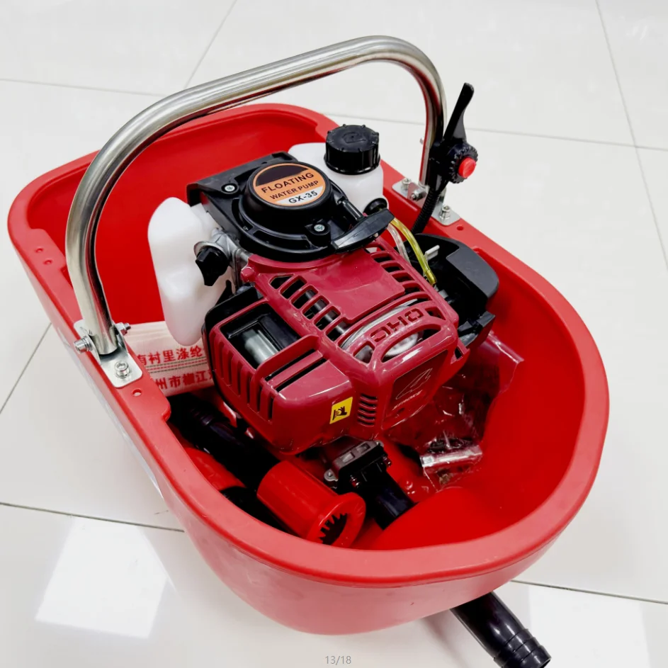 

GX35 Gas-oline Power Floating Water Pump with 50m Hose for Agricultural Irrigation Water Pump 3.8kw