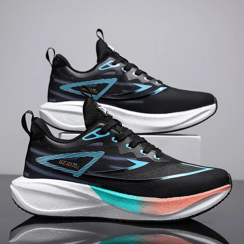 

Marathon Men Running Shoes Carbon Board Speciality Sports Breathable Lightweight Women's Comfortable Athletic Football Sneakers
