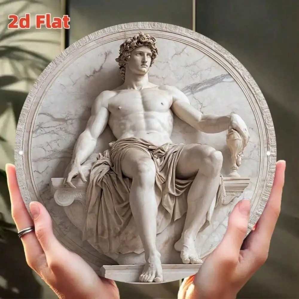 Olympus Griechische Mythologie Statuen-Set, Premium-Harzskulptur für Haus, Garten, Innendekoration, Raumdekoration, Heimdekoration, Raumdekor.