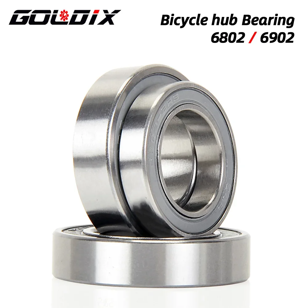 GOLDIX TPI S&S NBK 6802/6902 Bicycle Hub Bearing Sealing and Waterproofing Is Suitable for SWISS 370 350 240 180