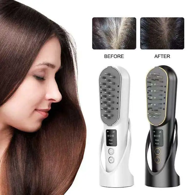 Laser Healthy Hair Comb Micro-current Multifunctional Medicine Massage Hair Protection Comb Massage Light Hair Growth Instrument