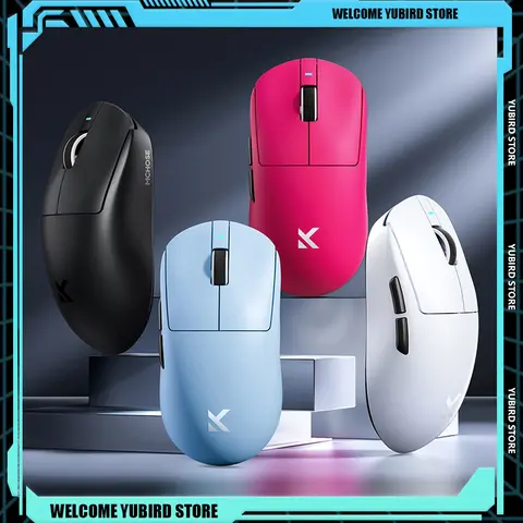 MCHOSE A7 시리즈 2.4G 무선 게이밍 마우스, E-스포츠 맞춤형 8K 최고 속도 리시버 무선 마우스, 인체 공학 액세서리, PAW3950