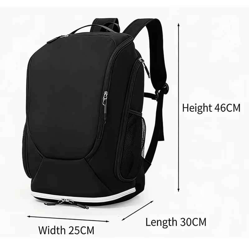 Men Women Waterproof Tennis Badminton Racquet Backpack 40L Shoe Compartment Basketball Sports Bag Dry Wet Separation Paddles Bag