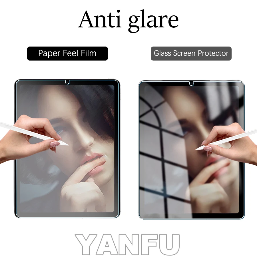 3Pcs Paper Feel Like Screen Protector for Xiaomi Redmi Pad Se 11 inch 8.7 Film No Glass