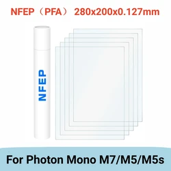 Filme NFEP 10.1 polegadas 280x200x0.127mm Filme PFA Para ANYCUBIC Photon Mono M7 Mono M5 M5s Pro 6Ks Peças para Impressora 3D Acessórios LCD