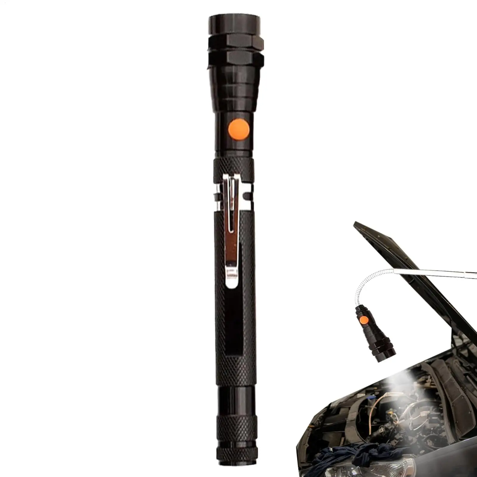 

Магнитный пикап с фонариком 22,6-дюймовый инструмент для мужчин, автомобиль для папы, работа, обслуживание дома, кемпинг, конструкция