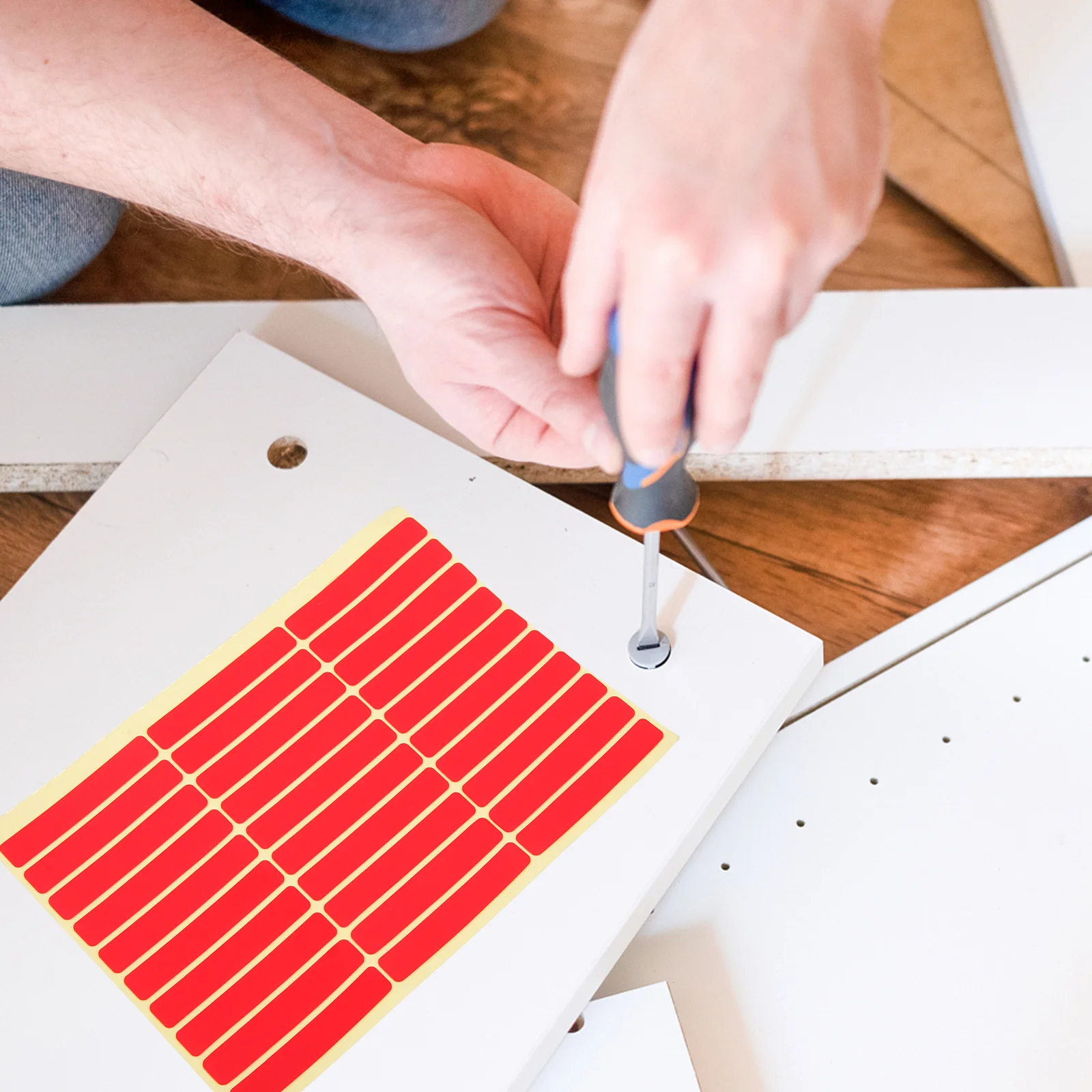 5 أوراق شريط عرض للأظافر مزدوج الجوانب، شريط عرض فني للأظافر لاصق قوي شفاف للاستخدام المنزلي في الصالونات #3