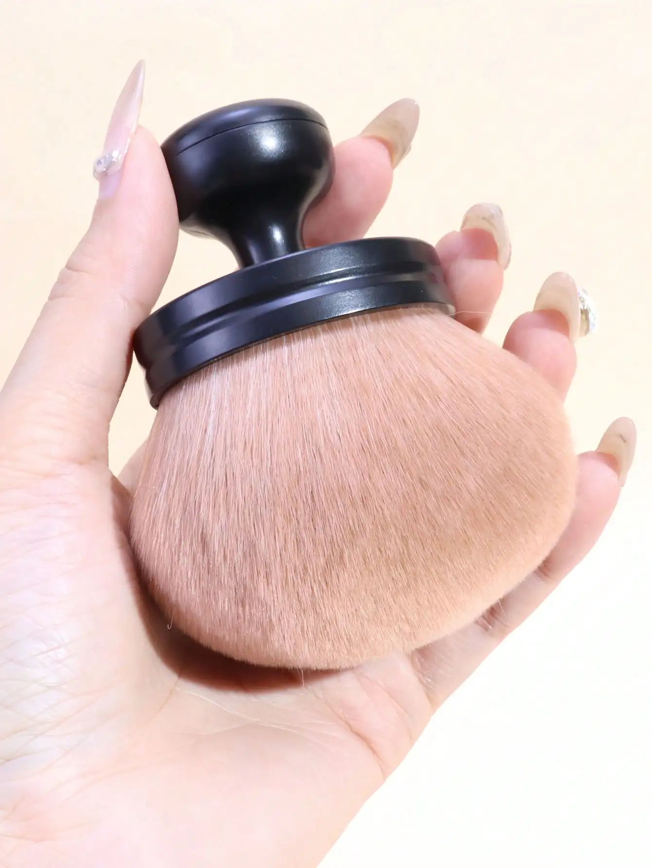 1 Stück extra großer Make-up-Pinsel für loses Puder, tragbarer, weicher, multifunktionaler Rouge-Pinsel, Körperpinsel, Nagelkunst-Staubpinsel – Detail 8