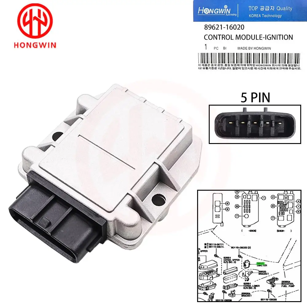 89621-16020 Electric Ignition Module For Toyota Celica T100 Corolla Land Previa RAV4 Tacoma MR2 Paseo Lexus LS400 LX450 SC400