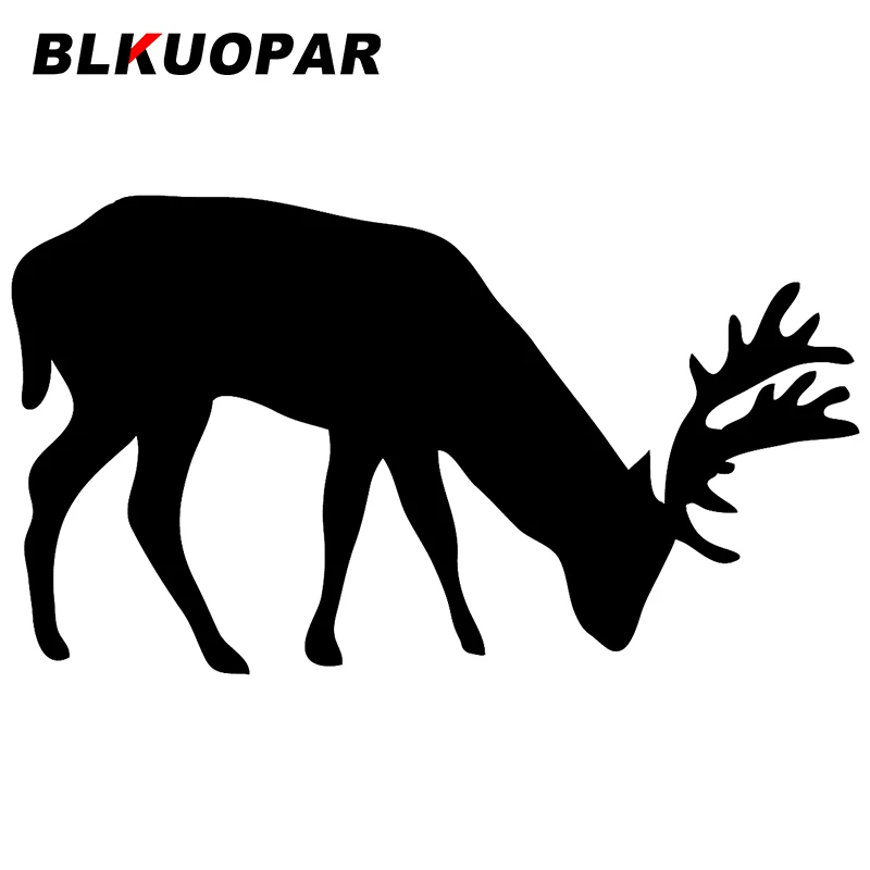 

BLKUOPAR For Deer Car Stickers Sunscreen Decal Fashionable JDM Assessoires Refrigerator Vinyl Material Waterproof Suitcase Decor