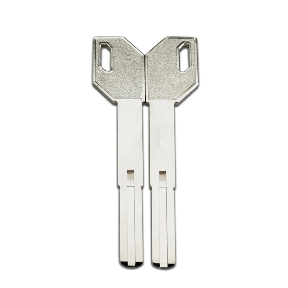 5 10pcs Long necked gun handle double leaf fingerprint lock key blank, super C-level extended key embryo