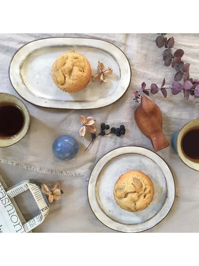 

Handmade Ceramic Breakfast Plate Coffee Cup Mugs Dessert Plate Japanese Style Customizable Home Dining Utensils for Everyone