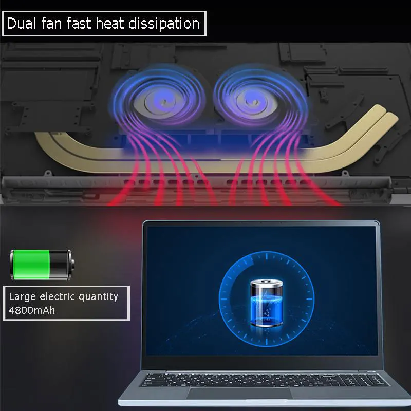 Imagem -03 - Windows 11 Six Core All Metal Gaming Laptop 15.6 32 gb Mais 2t Ssd Amd r9 4900h Computador Tipo-c Snel Opladen Vingerafdruk Desbloquear