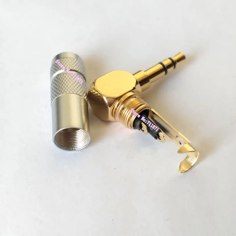 Línea de Audio 1/8 TRS 3,5mm, adaptador Jack, soldadura 3,5, conector de línea de Audio, Cable de Audio de 3,5mm, adaptador macho y hembra 3,5