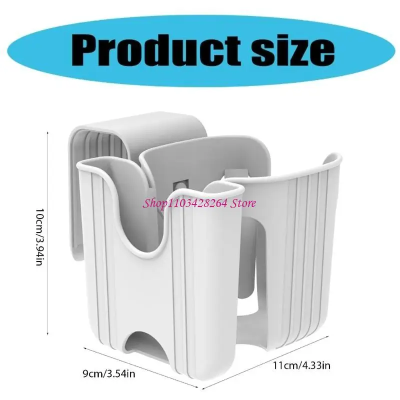 حامل أكواب الماء لعربات الأطفال 2 في 1 مع فتحة للهاتف، رف تخزين زجاجات الحليب العالمي لمقاعد سلامة السيارة للكراسي المتحركة #6