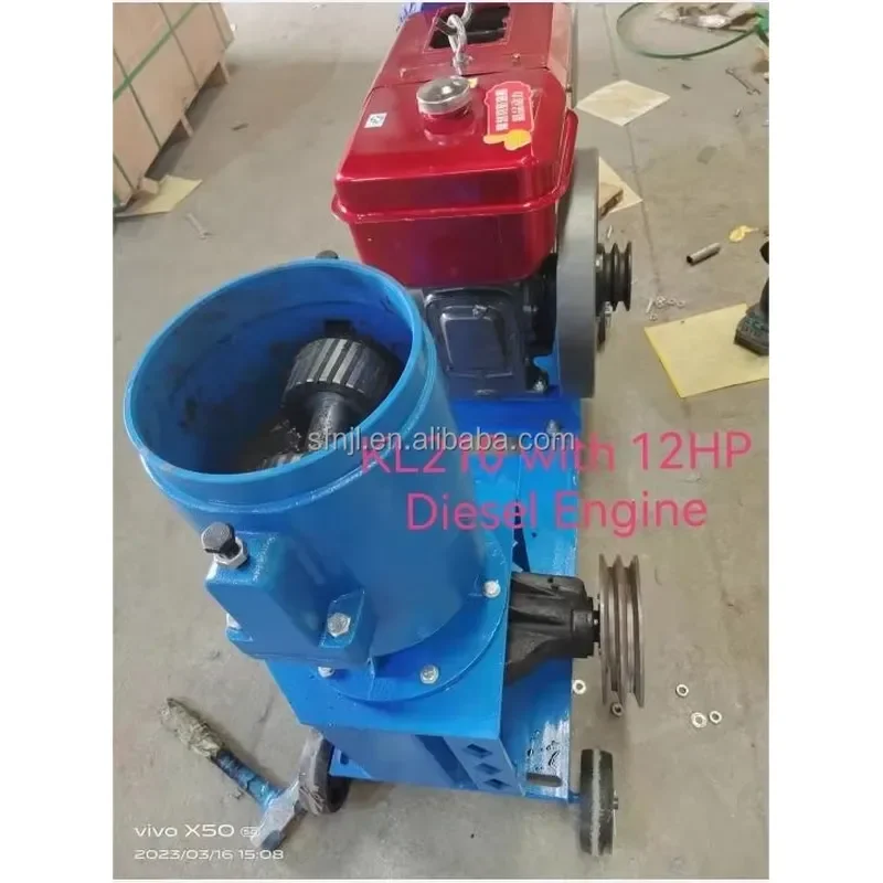 Nongjieli New Animal Feed Pelletizer Machine 50-500KG/H Capacity 110V/220V/380V Customizable Voltage Easy Operation 1 Year