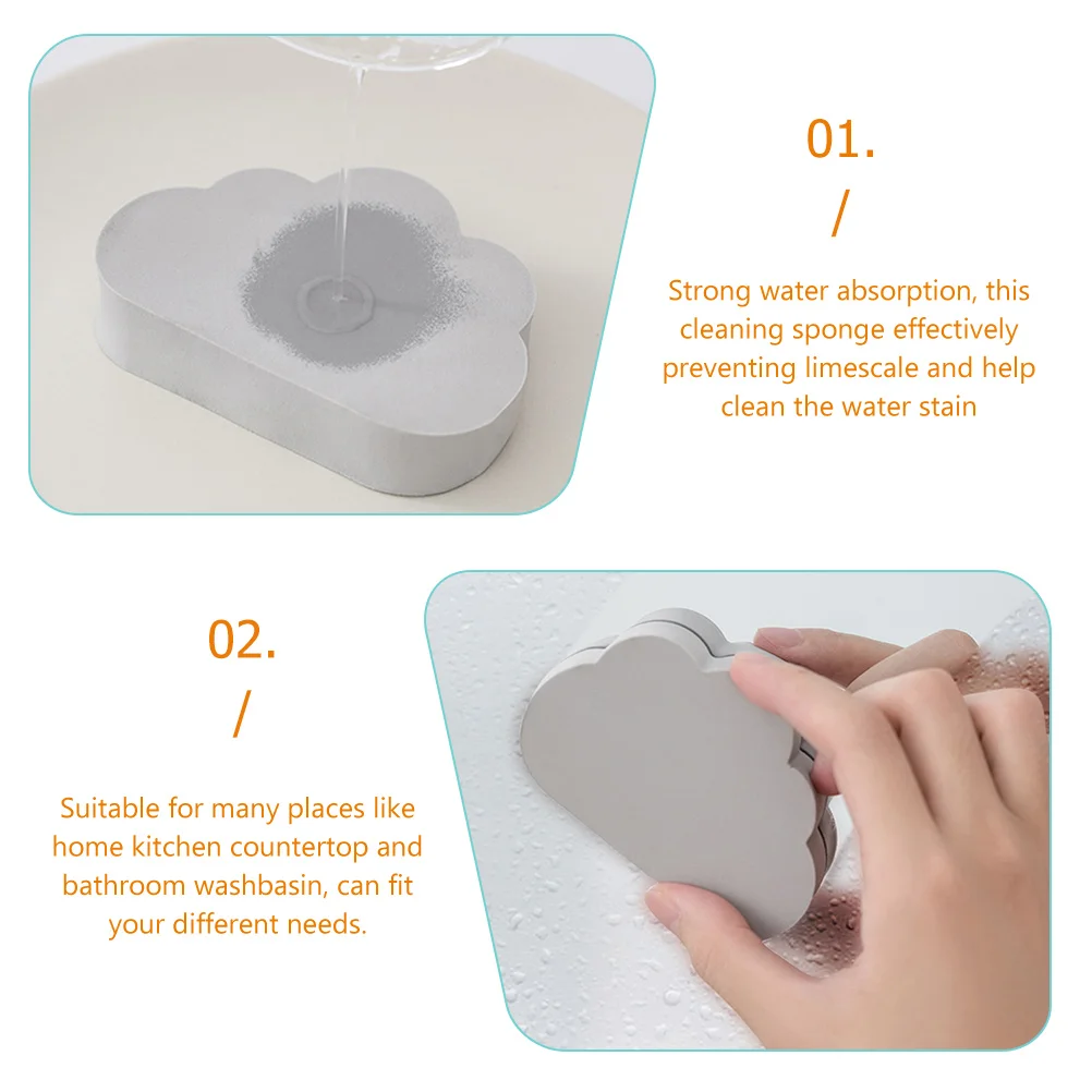 

Sponge PVA Absorbent Cleaner Soft Dense Kitchen Bathroom Countertop Washbasin Scrub Sponges Cleaning Household Use