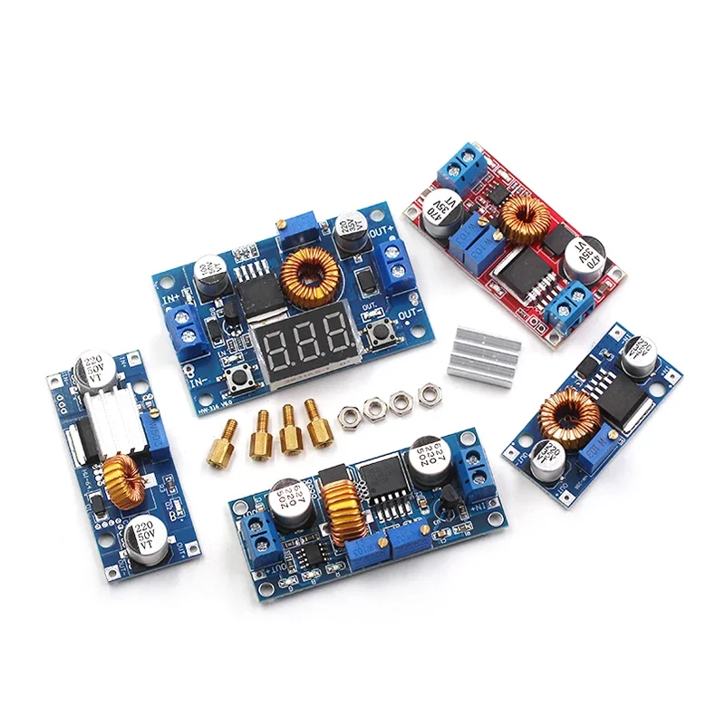High Power XL4015 75W Adjustable Step-down Power Module 5A Constant Current Constant Voltage LED Driver Lithium Battery Charging