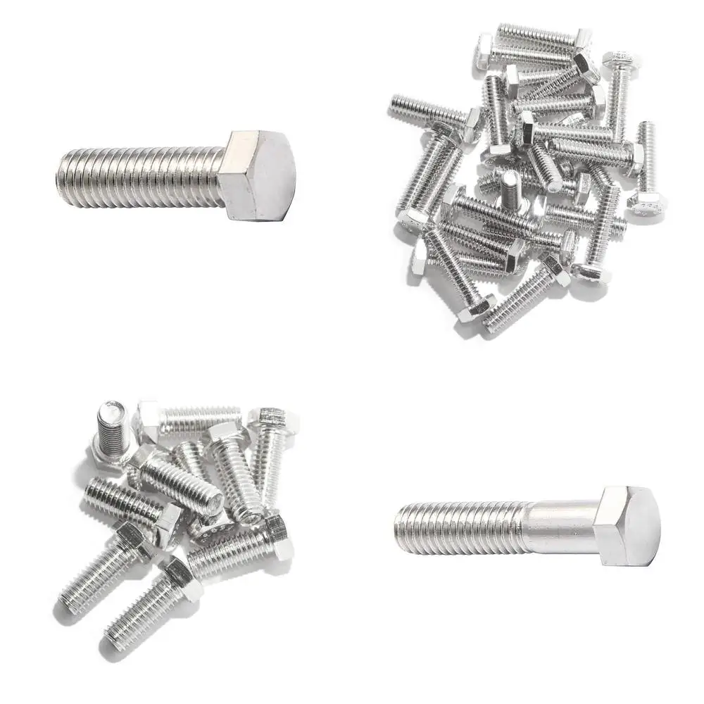 

Винты с шестигранной головкой из нержавеющей стали, резьба 5/16-18, размер 1 дюйм, класс 18–8, отделка NL-19, упаковка из 100 шт.