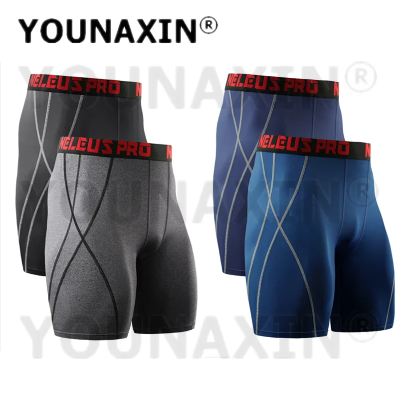

Men's Running Sports Tight Shorts Fitness Jogging Gym Fitness Boy Basketball Training Bottom Pants Quick-drying M L XL 2XL 3XL