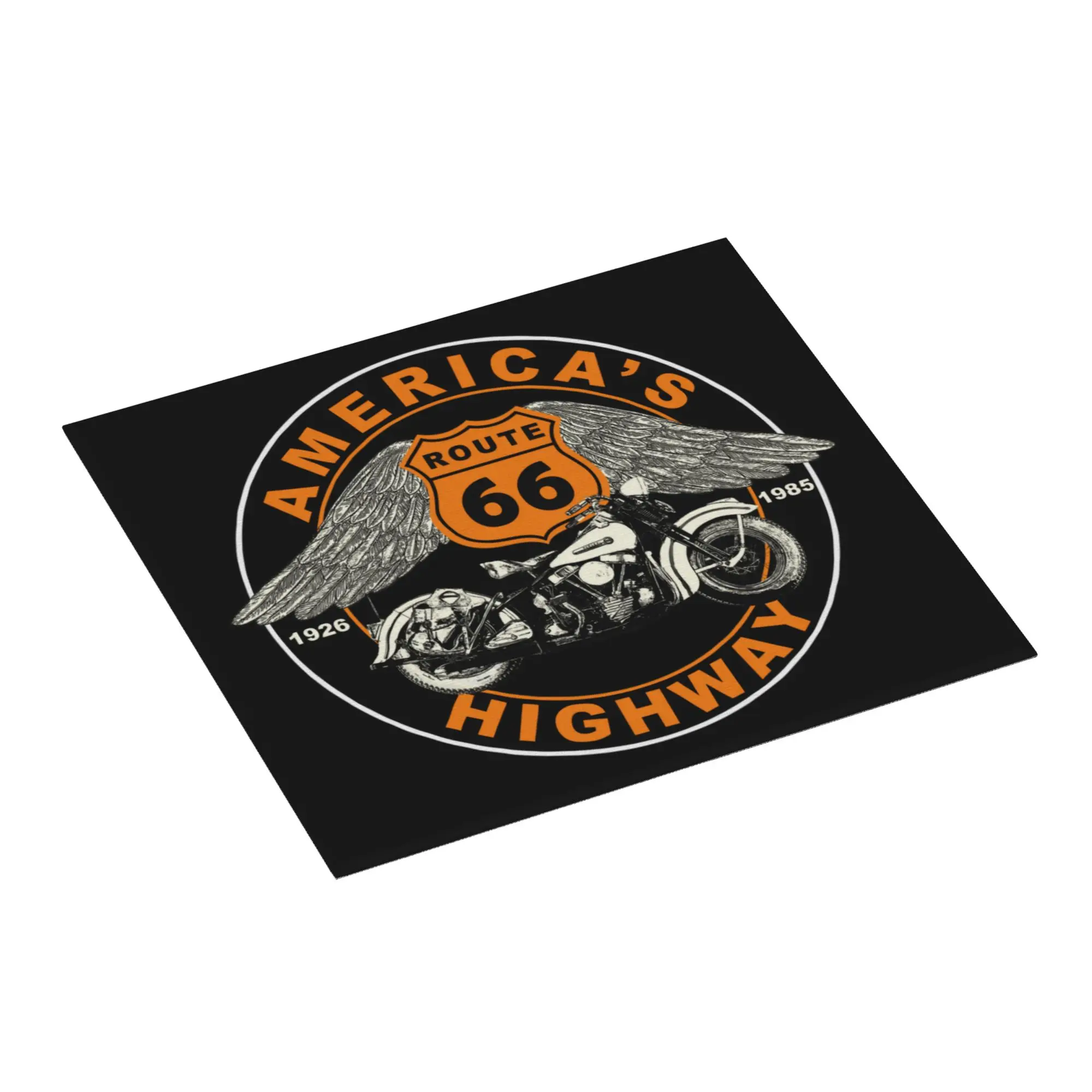Route 66 Americas Highway Poster Non‑Slip Waterproof Absorbent Barware Tableware Oil Proof Bathroom Drying Mat For Kitchen