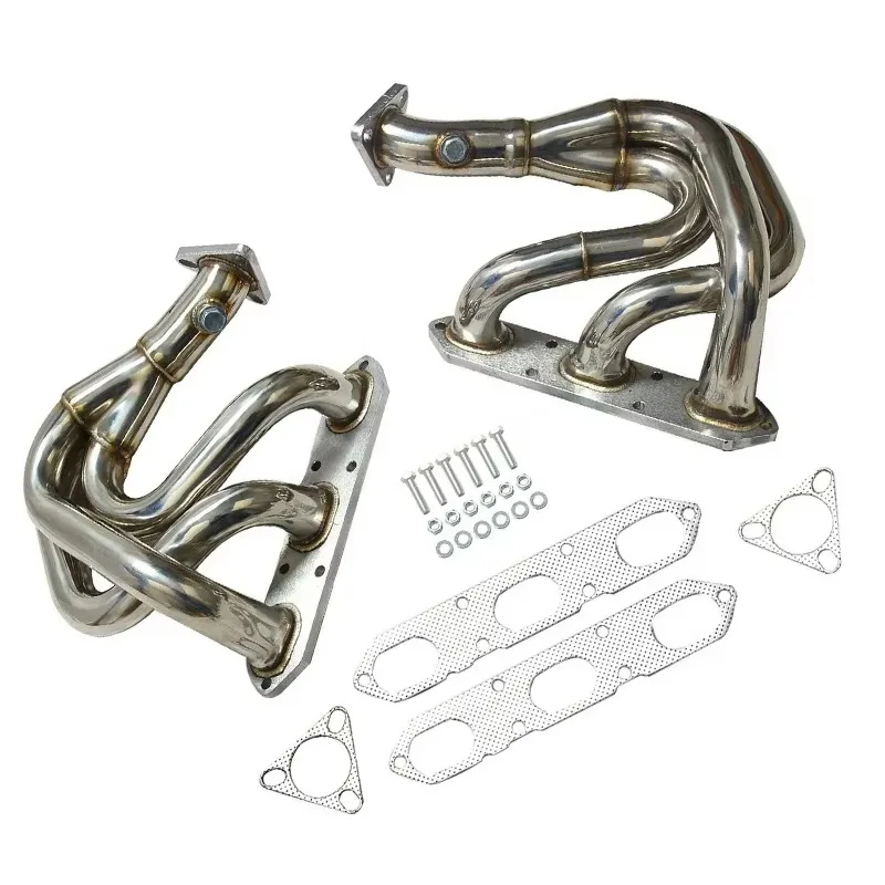 Exhaust manifold header for Porsche 986 exhaust pipe