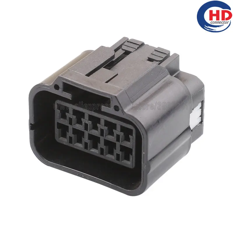 10pin female auto electric housing plug plastic wiring cable waterproof connector 6189-0767