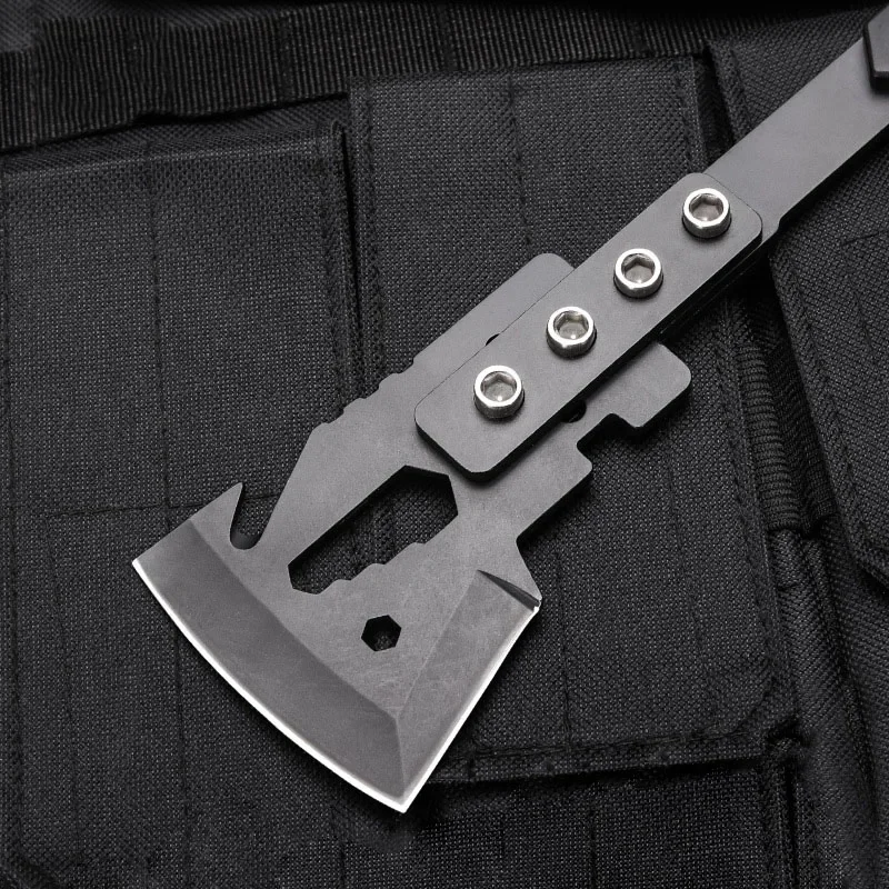 Outdoor Mountaineering Multi-function Tactical Survival Axe Chopping Wood Camping Multi-purpose Life-saving Tool
