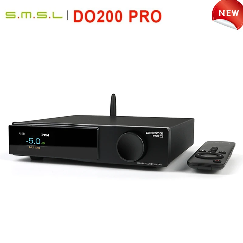 

SMSL DO200 PRO Audio Balanced Decoder, 12x CS43131 DAC Chips Full MQA Decoding Hi-res Pre-amp Bluetooth 5.1 HDMI-ARC