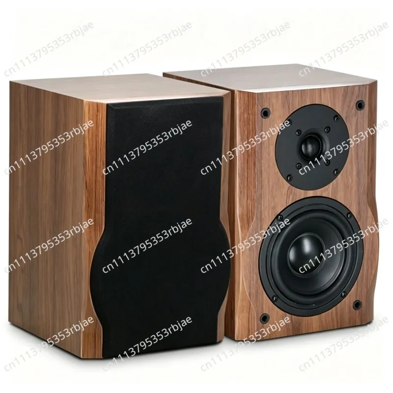 Model 880 Passive Bookshelf Speakers, HiFi Wooden  for Vocal & Audiophile, 2-Way with Crossover Network (Pair)