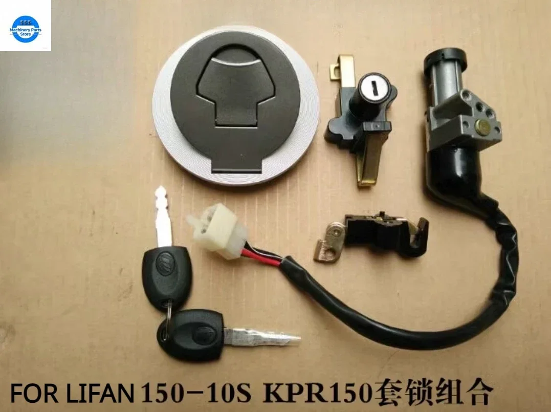 

Motocicleta ignição chave interruptor bloqueio, óleo combustível tampa do tanque para LIFAN150-10S KPR150