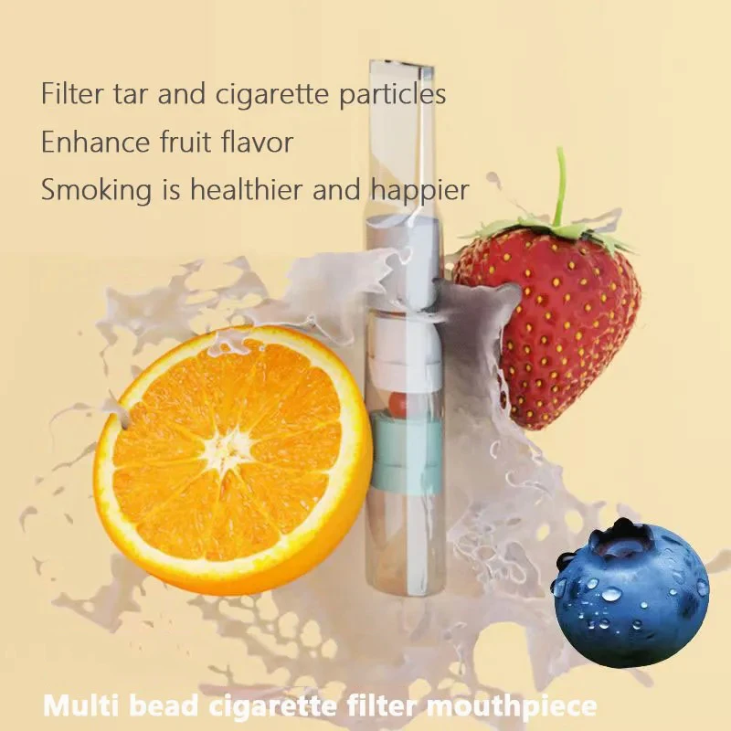 24PCS/Box Crush Ball Filters Ice Watermelon Grape Mint 70% Tar Reduction 3-Layer Filtration Leakproof Case for Adult Smokers view 2