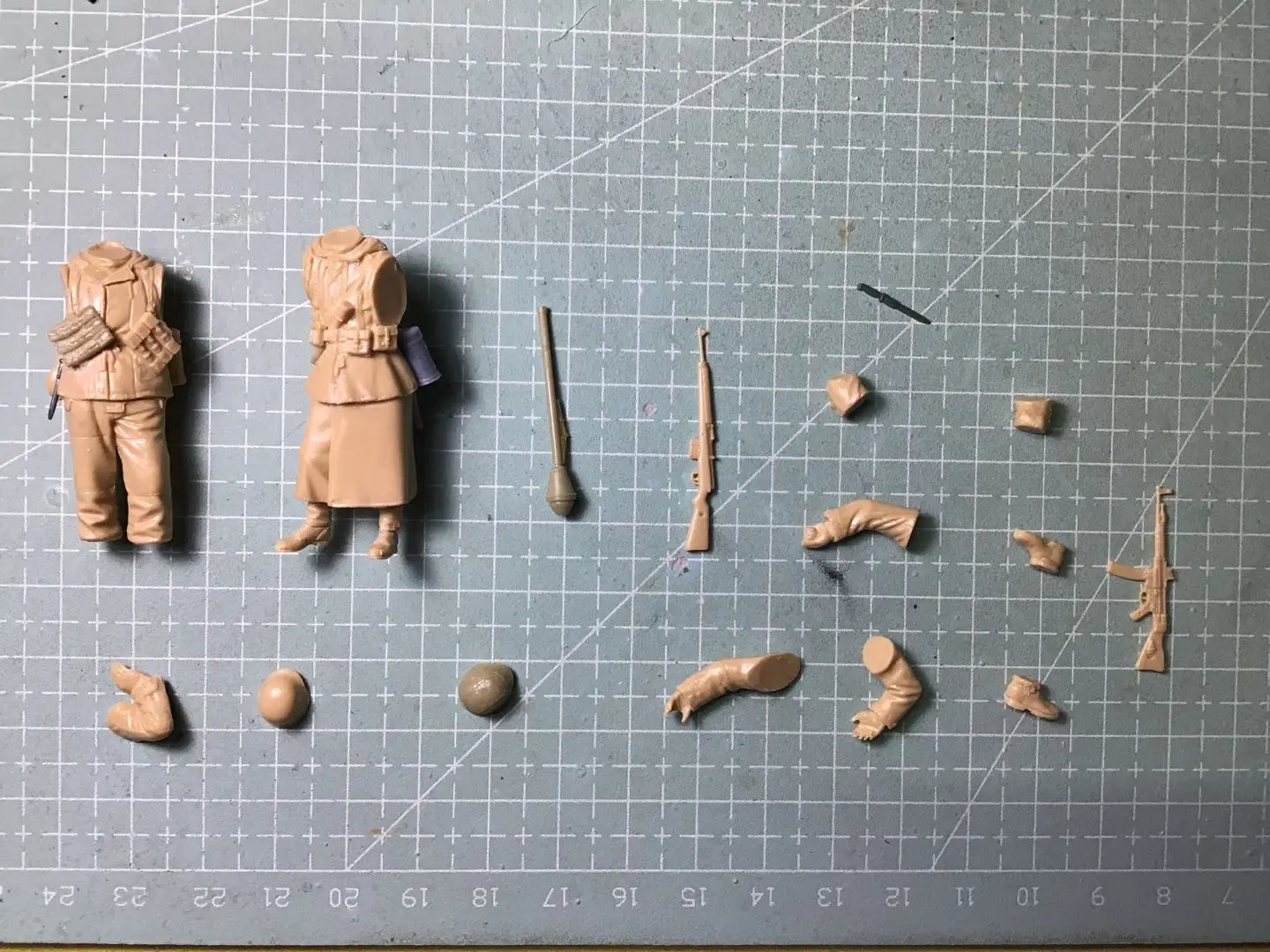 مجسم من الراتنج 1/35 GK، مجموعة غير مجمعة وغير مطلية