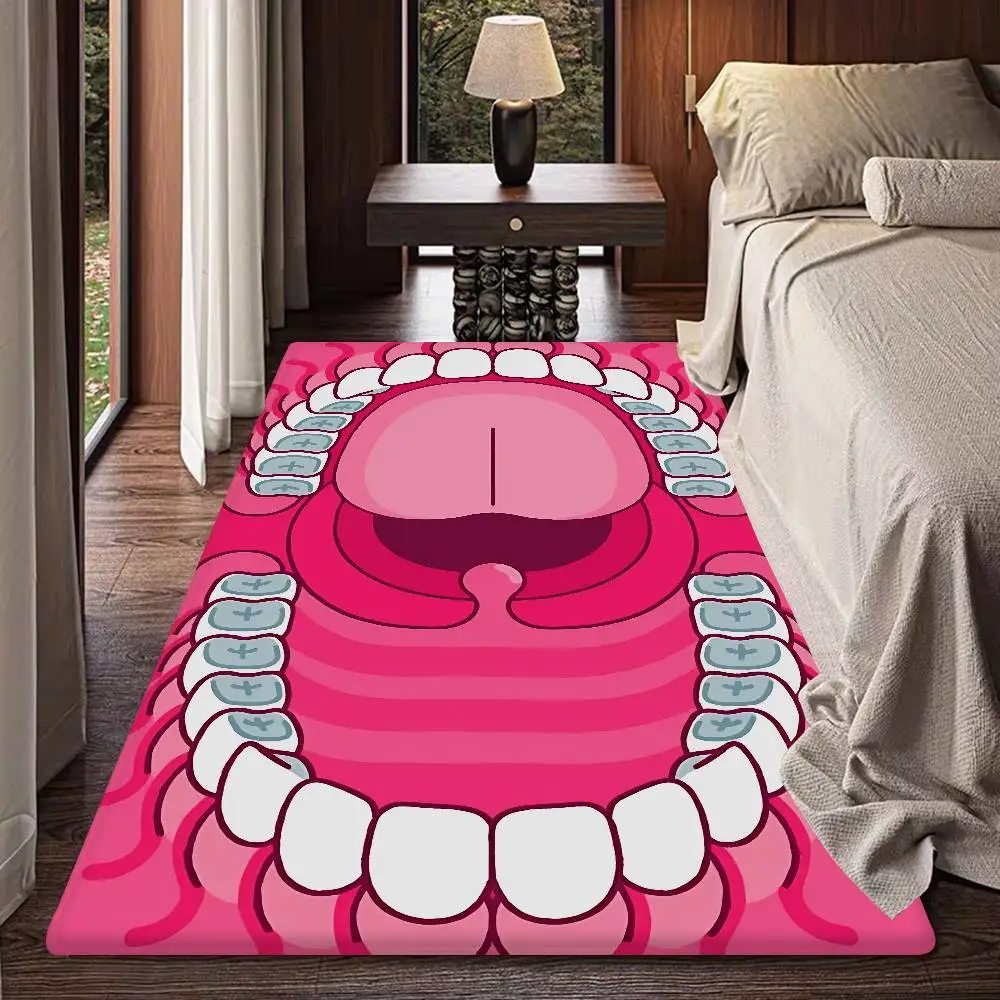The Dentist Tooth Floor Mat Rectangle Anti-slip Home Soft Badmat Front Door Indoor Outdoor Mat Hotel Decor Mat