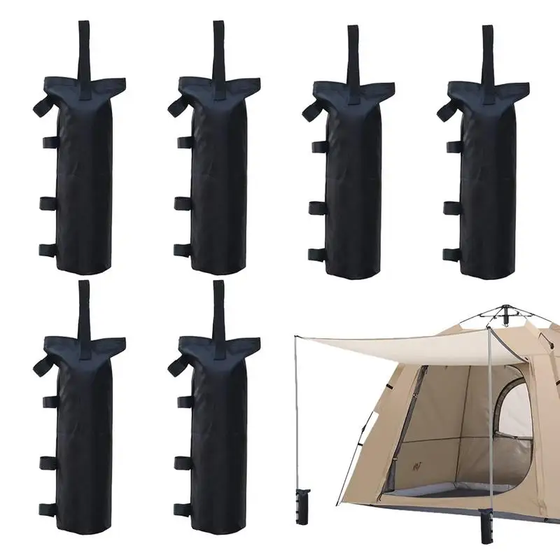 Imagem -05 - Windproof Canopy Pesos Heavy Duty Tent Sand Bolsa Gazebo pé Perna Pés Pesos Acessórios ao ar Livre Sun Shelter Tenda Sandbag Pcs