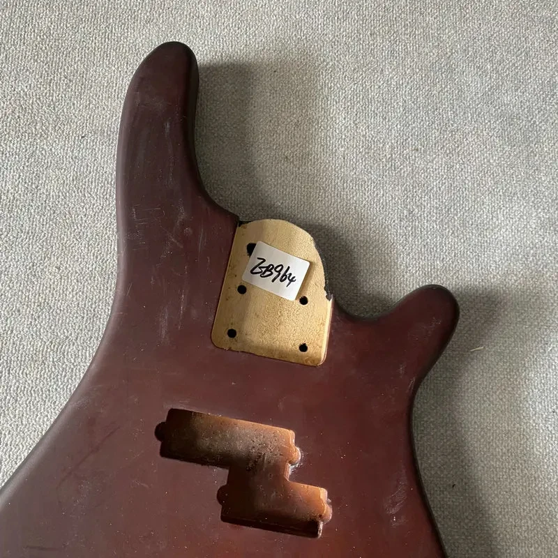 EB964 Dark Red Color PJB Bass Body in Solid Basswood for 4 or 5 String Electric Bass Replace Surface Damages DIY Guitar Parts - view 2