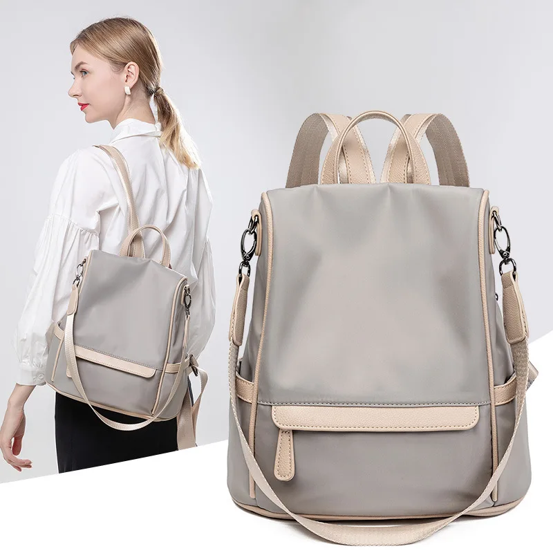 

2024 new Oxford cloth women shoulders fashion leisure large capacity travel bag schoolbag