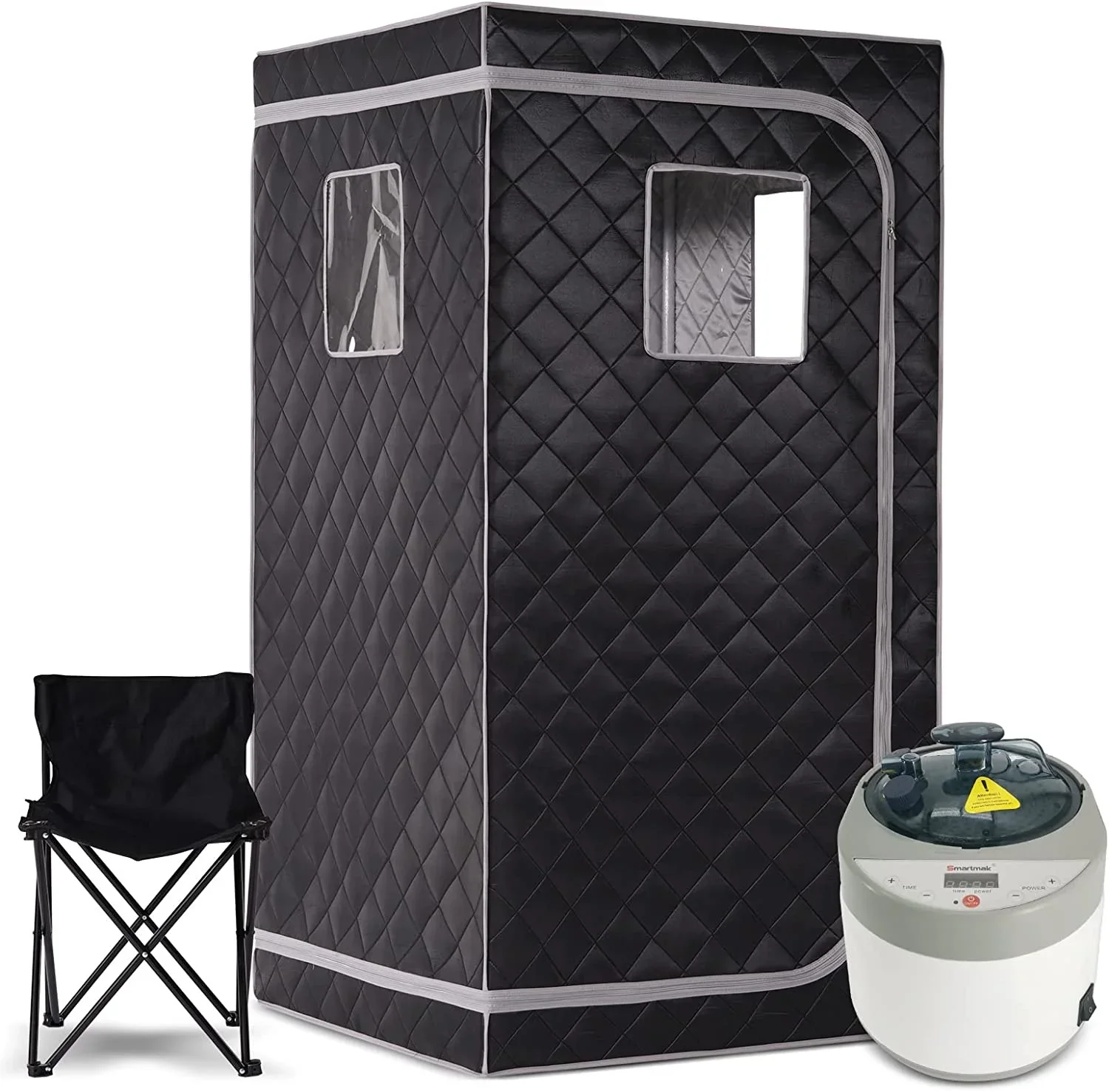 1 Person Home Spa Use Full Body Foldable Steam Portable Sauna Tent with 4L Steamer