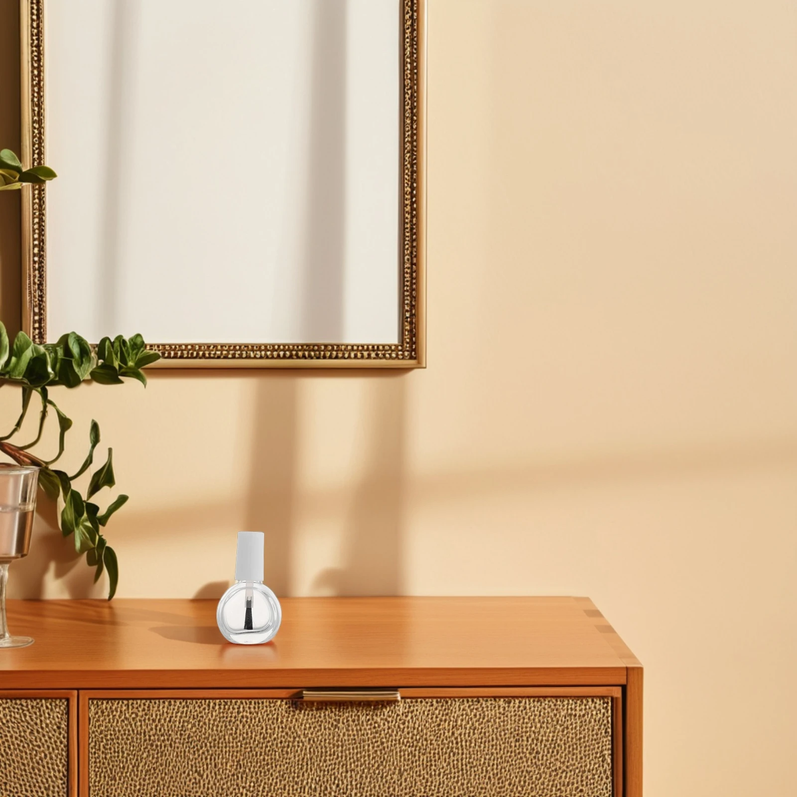 10 قطعة زجاجات طلاء الأظافر الفارغة حاويات زجاجية شفافة قابلة لإعادة الملء مع غطاء فرشاة محمول لمجموعة أدوات تخزين عينات فن الأظافر