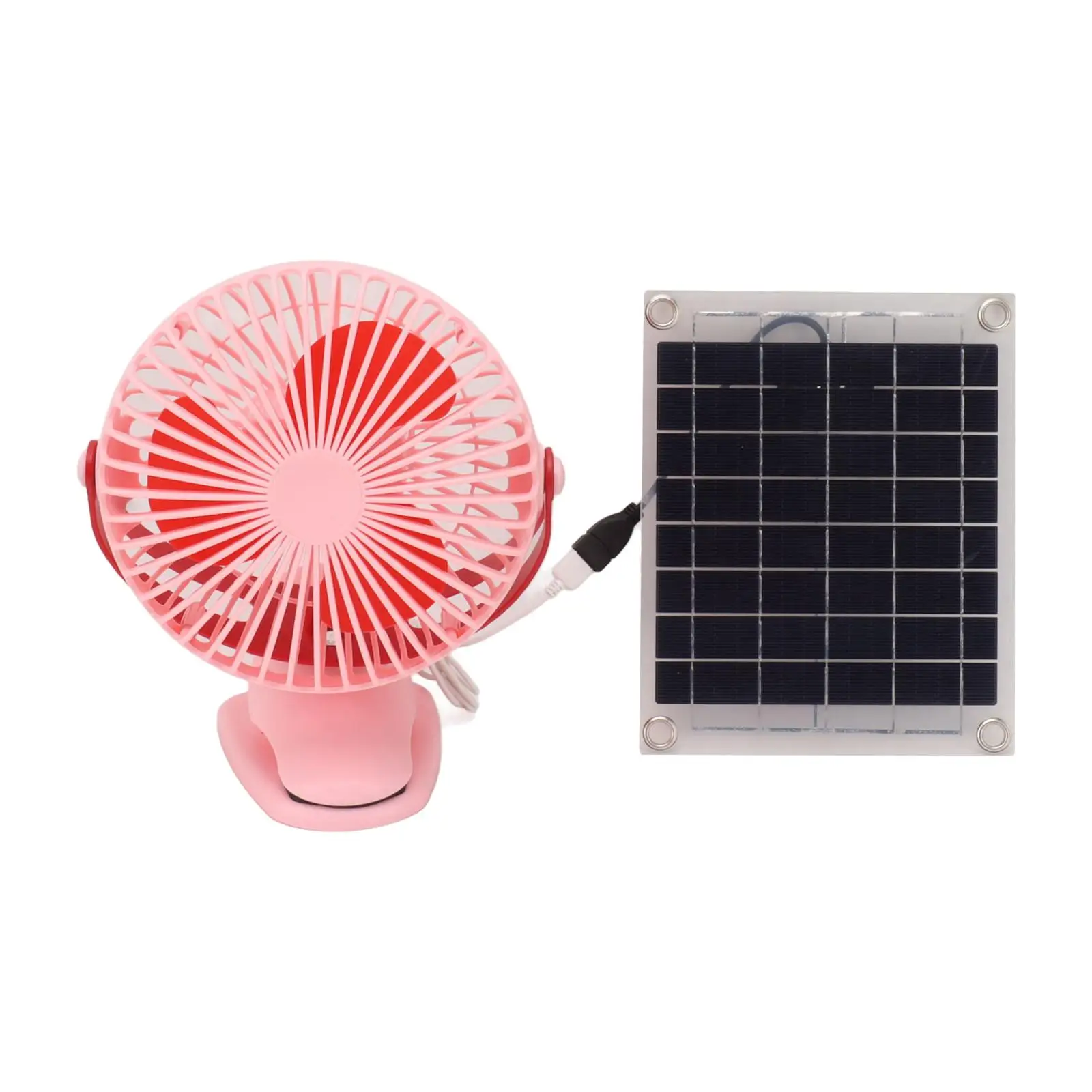 Solar Powered Fan Brushless Motor Personal Desk Fan for Office Home Dorm
