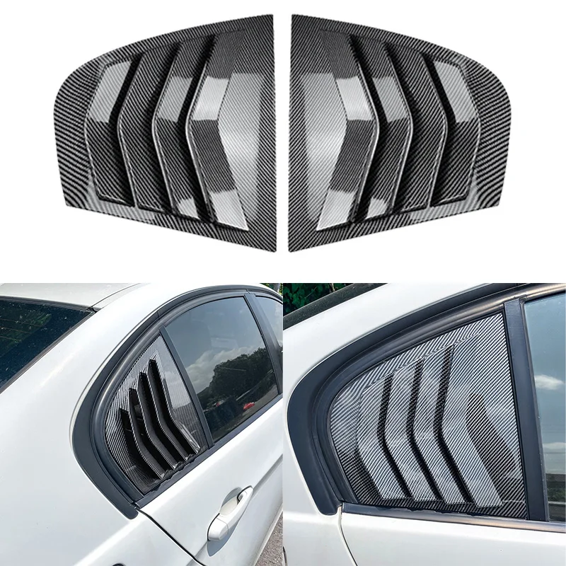 

Car Rear Side Window Scoop Louvers Cover Trim Blinds For BMW 3-Series E90 M3 Sedan/Saloon 2005-2011 Auto Exterior Parts Decor