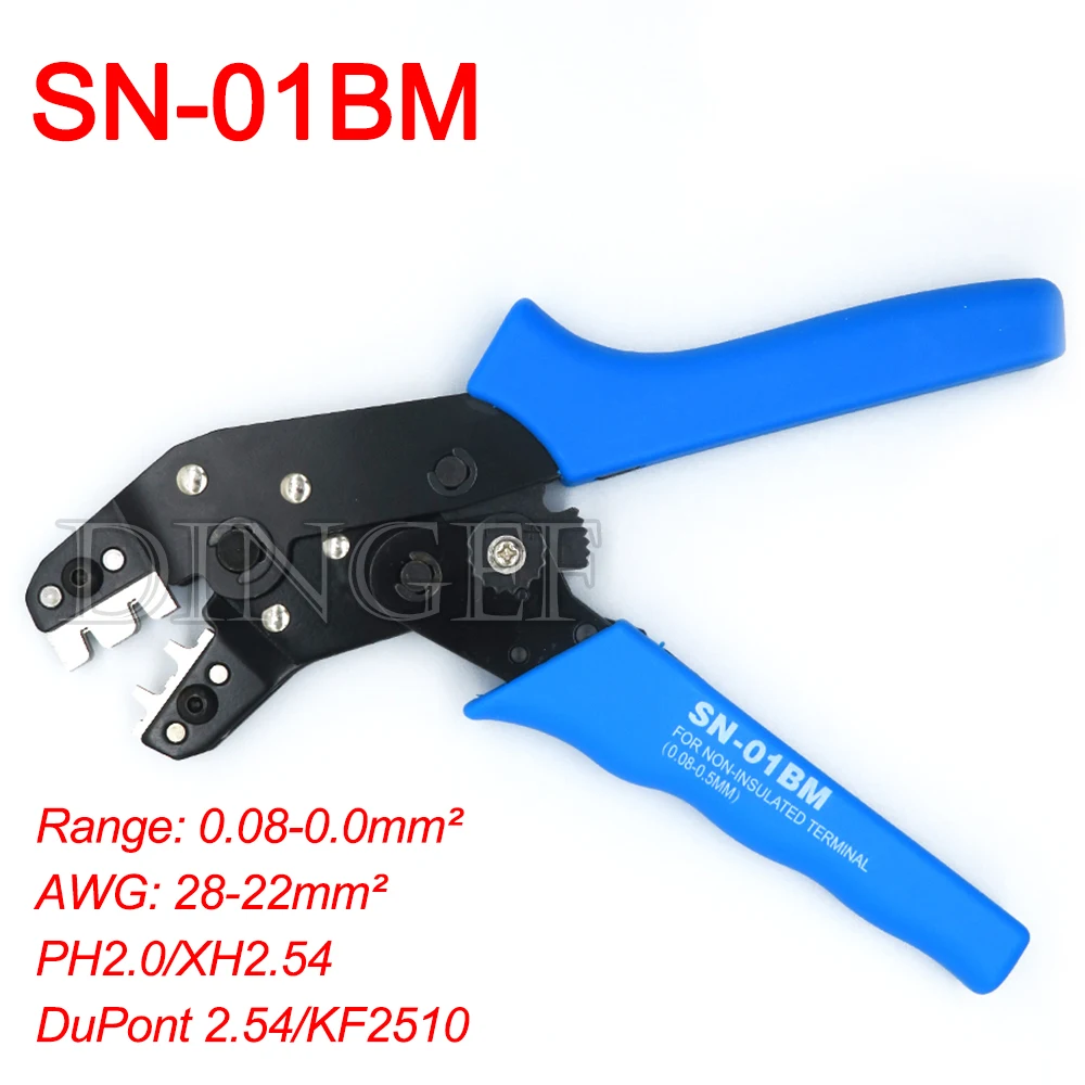 SN-28B SN-01BM Ratchet Type DuPont plug XH2.54 2.8 PH2.0 Terminal Crimping Clamp Ues for RC JR  Servo Connector DIY Tool