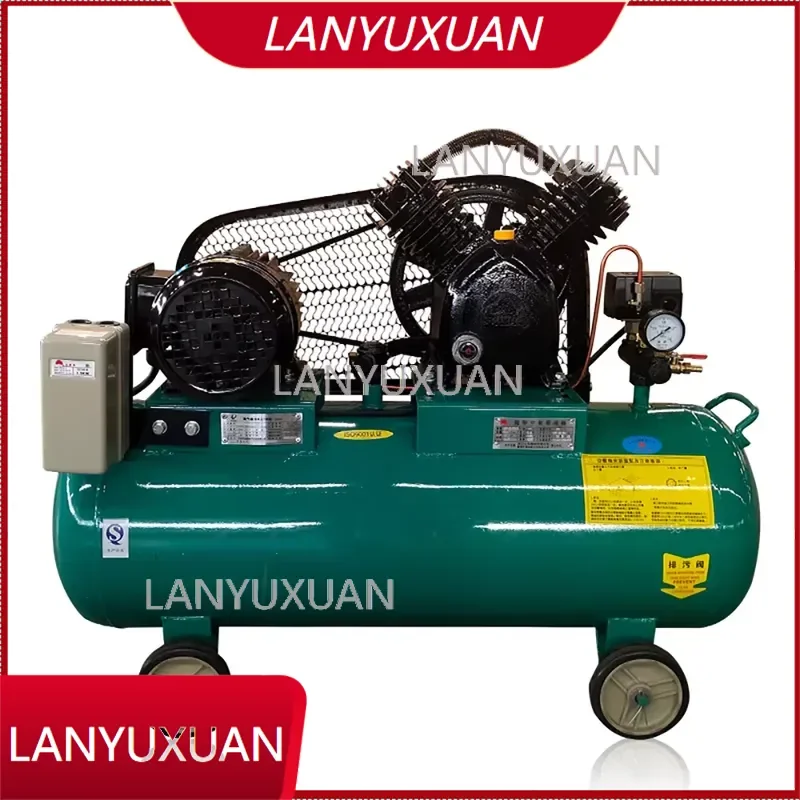 Two-Cylinder Portable Piston Air Compressor with 8 Bar Industrial air Compressor for Machine