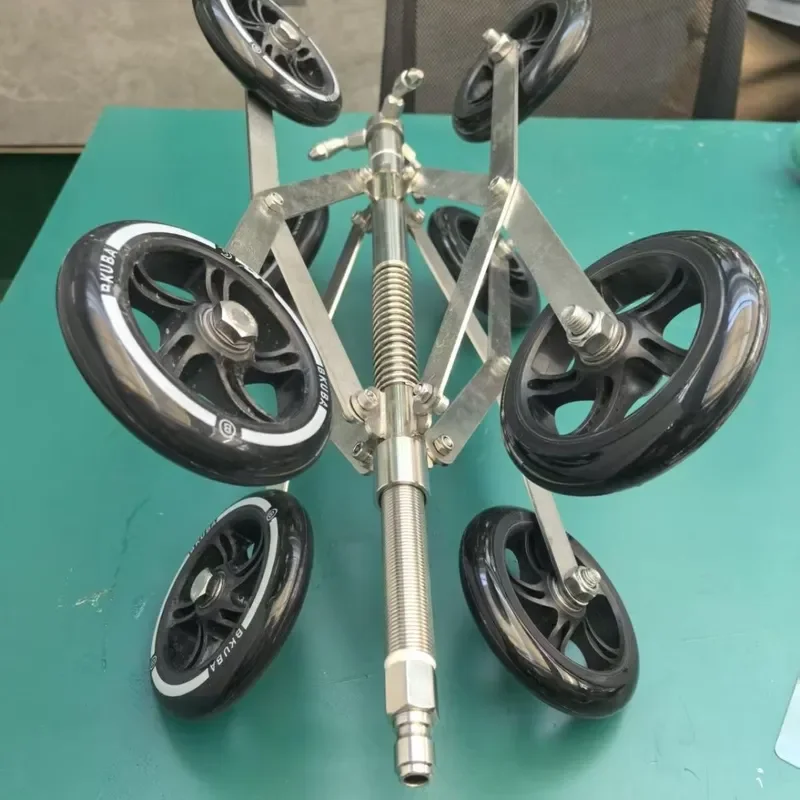 Floor Cleaning Machine With 8 Large Wheels And Rotating Nozzle Simple Operation Shield Design For Home Hard Floor Care