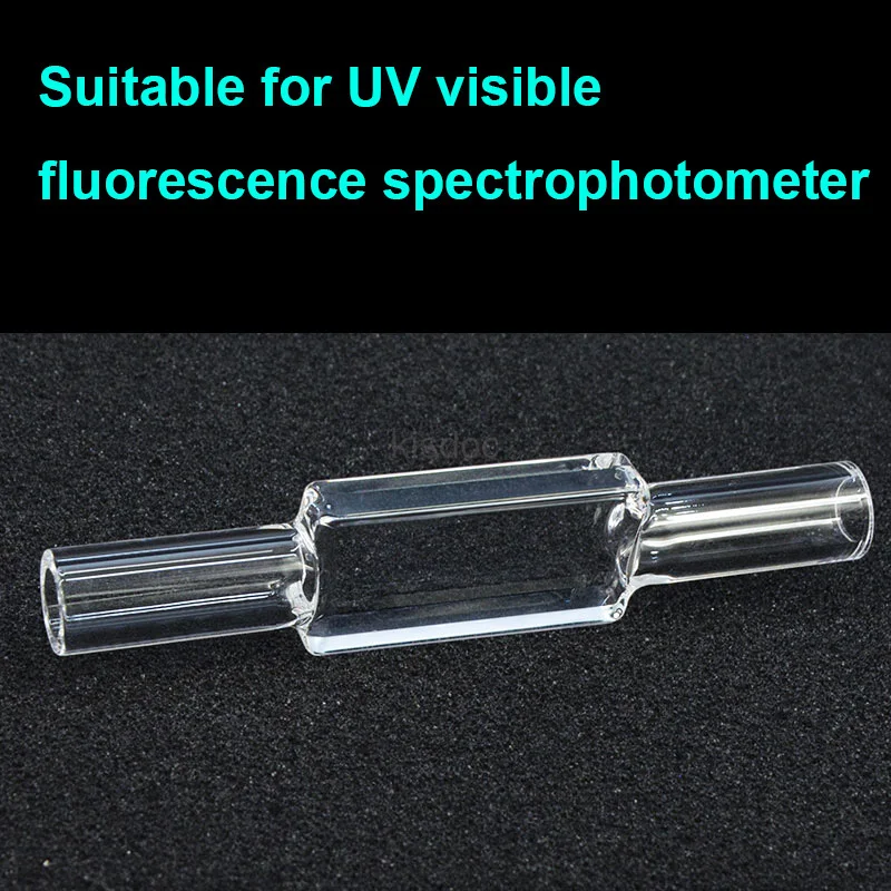 Quartz Flow Through Cuvette Fluorescence Dual Pathlength 4 16mm Four Sided Transparent Integral Forming UV 200 2500nm