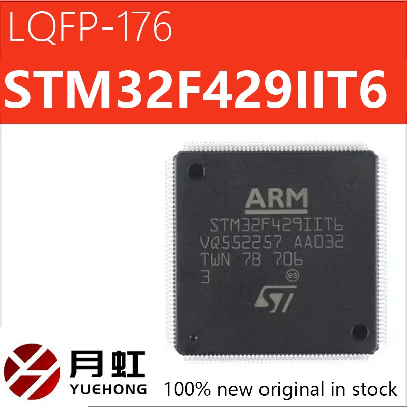 1/5/10pcs STM32F429IIT6 Original genuine STM32F429IIT6 LQFP-176 ARM Cortex-M4 32-bit microcontroller MCU