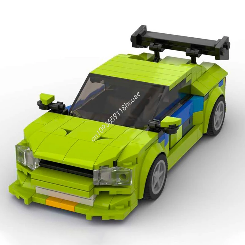 

281 шт. MOC 2002 Mitsy Lancer Evo 8 Stud City Champion Supercar DIY образовательный строительный блок Рождественский подарок для начинающих