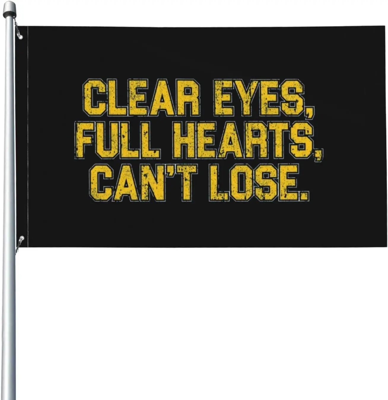 Flagicts 100% Polyester Clear Eyes, Full Hearts, Can'T Lose Flag